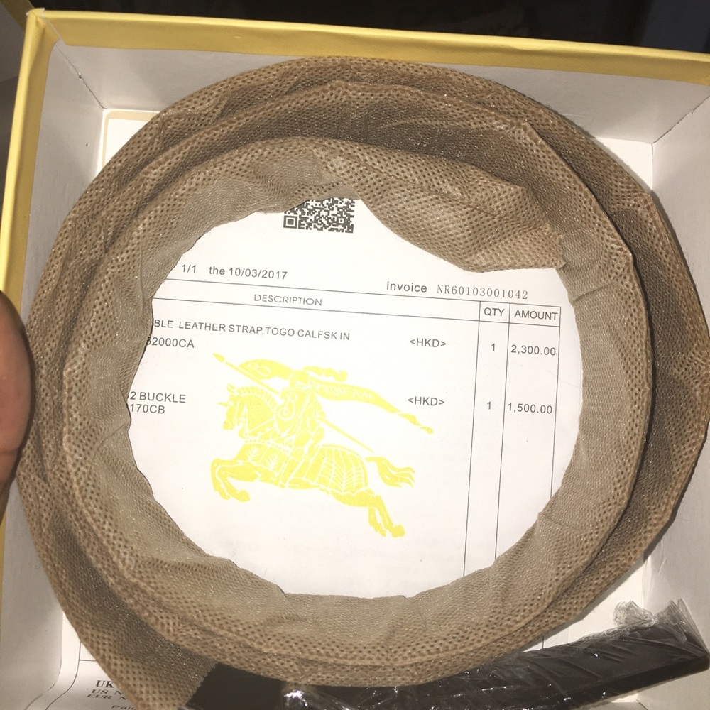 Burberry Monogram Belt Size 36 - Picture 2 of 15